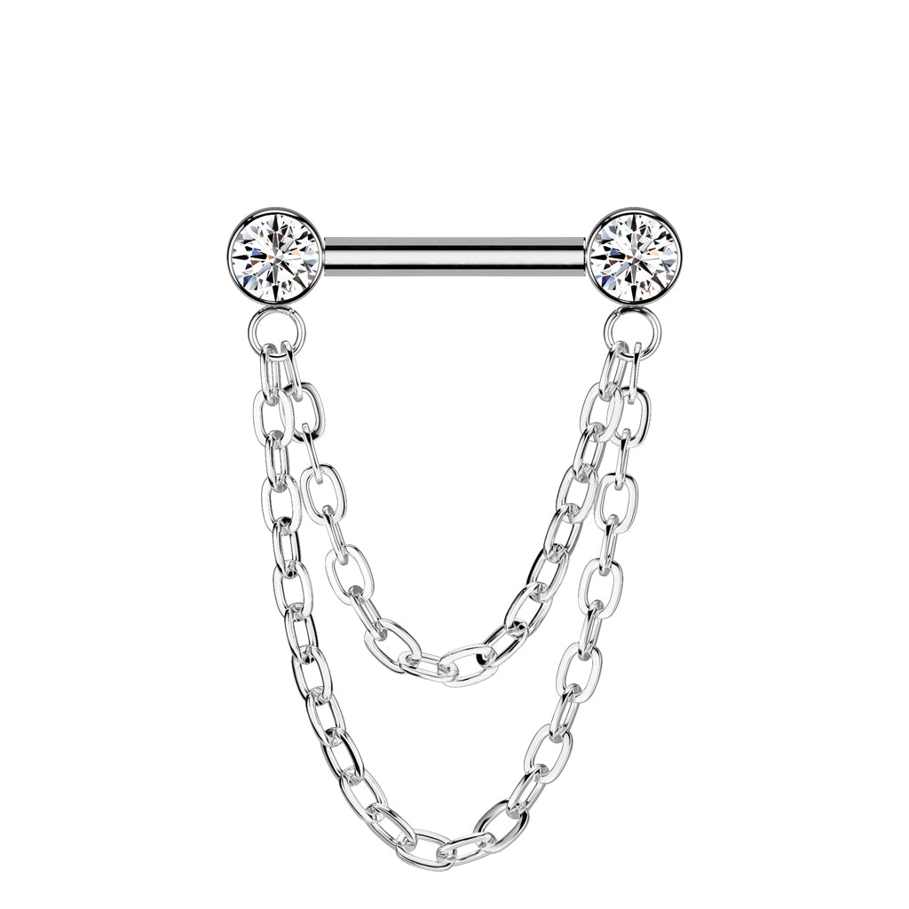 Bezel Ends Nipple Bar