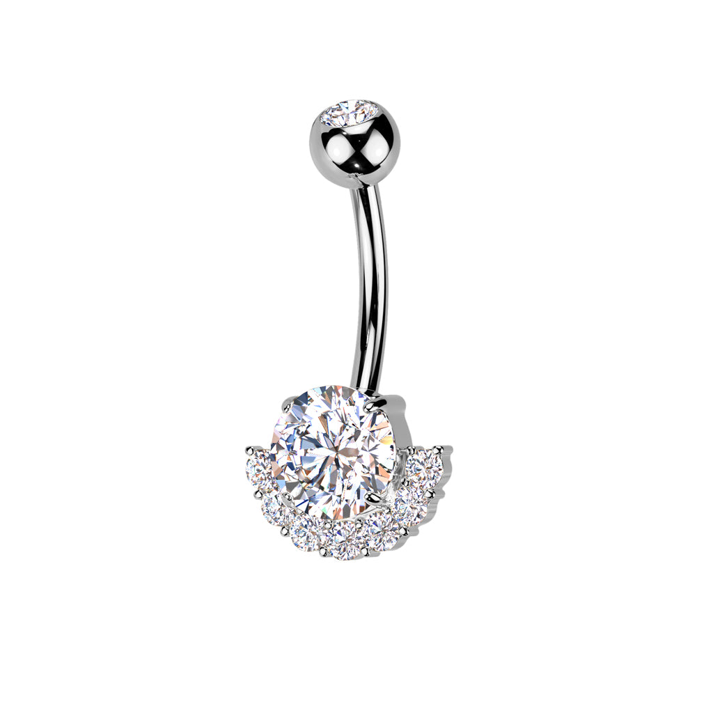 Half Halo Belly Ring