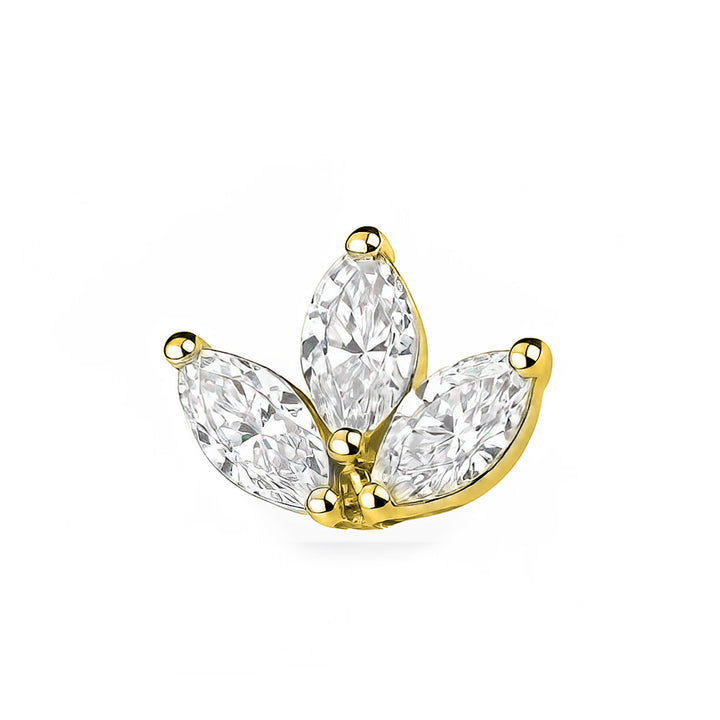 3 Marquise Stud