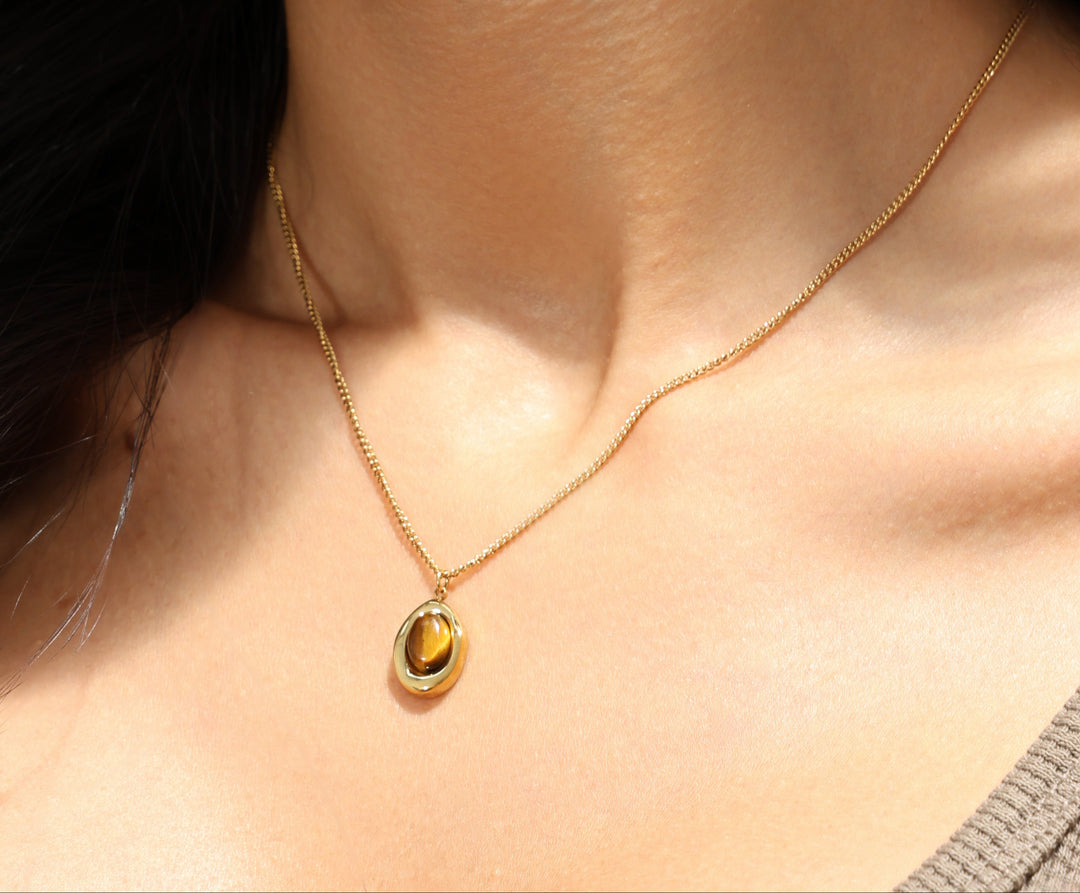 TIGER EYE NECKLACE