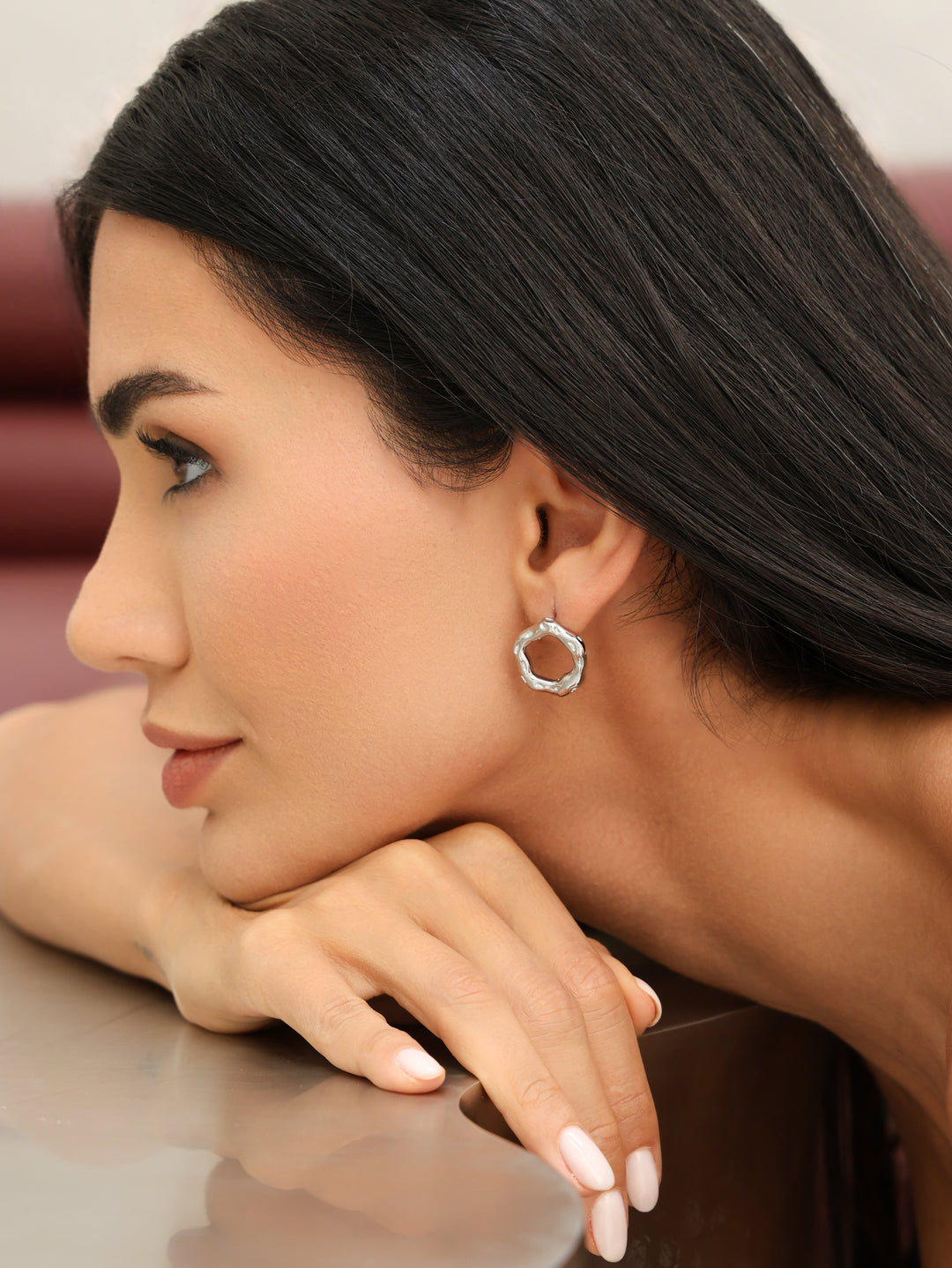 ROUNDED EARRINGS