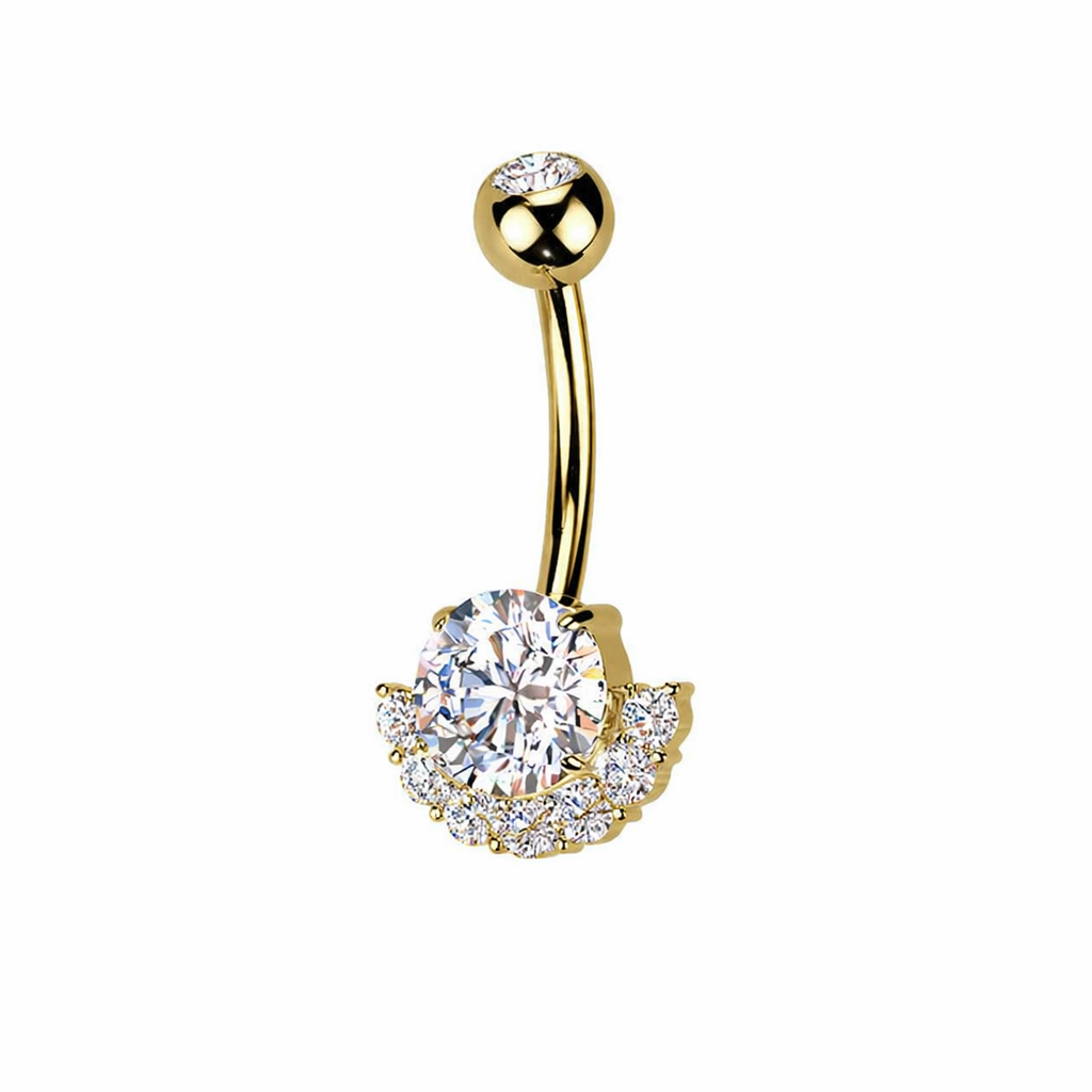 Half Halo Belly Ring