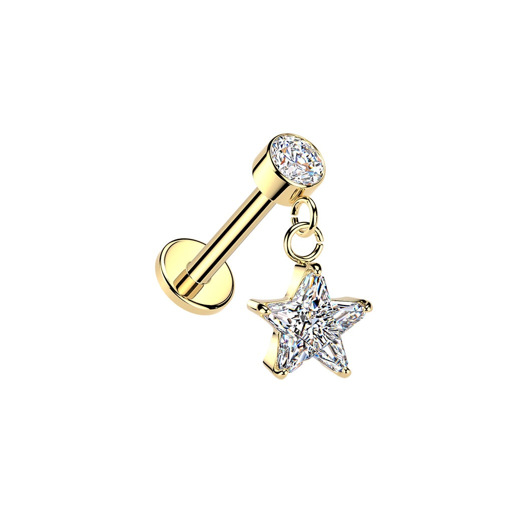 Attached Star Stud